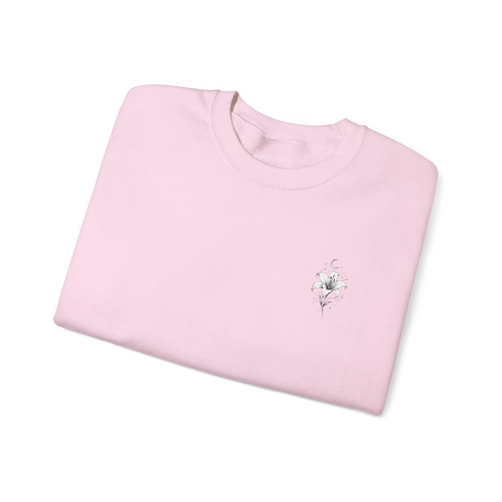 Minimal Floral Crewneck Sweatshirt