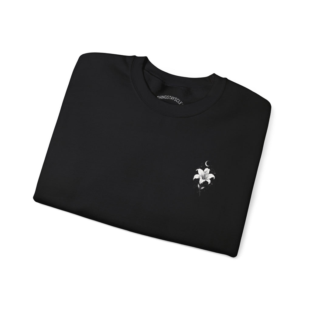 Minimal Floral Crewneck Sweatshirt