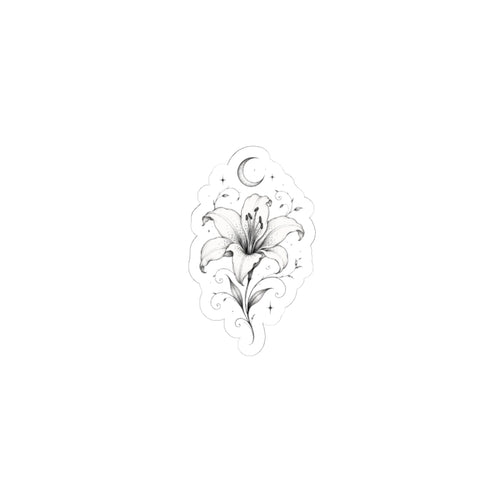 MIDNIGHT BLOOM Kiss-Cut Sticker