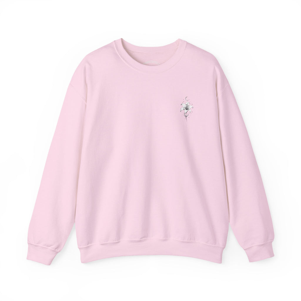 Minimal Floral Crewneck Sweatshirt