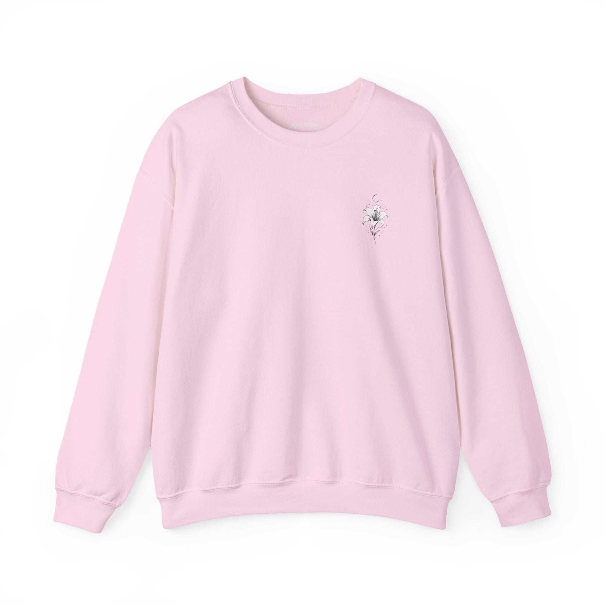Minimal Floral Crewneck Sweatshirt