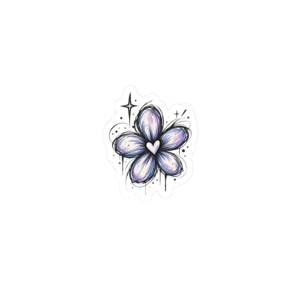 BROKEN GARDEN Flower Kiss-Cut Sticker