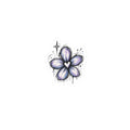 BROKEN GARDEN Flower Kiss-Cut Sticker